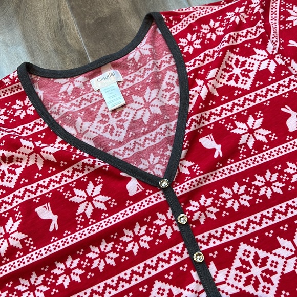 🎁4/$25 - CLAUDEL LINGERIE - ladies nightgown Pajamas - like NEW - Picture 5 of 6